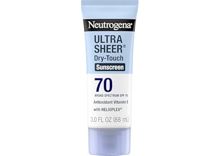 Neutrogena Ultra Sheer Dry-Touch Sunscreen Lotion SPF 70, Broad Spectrum, W...