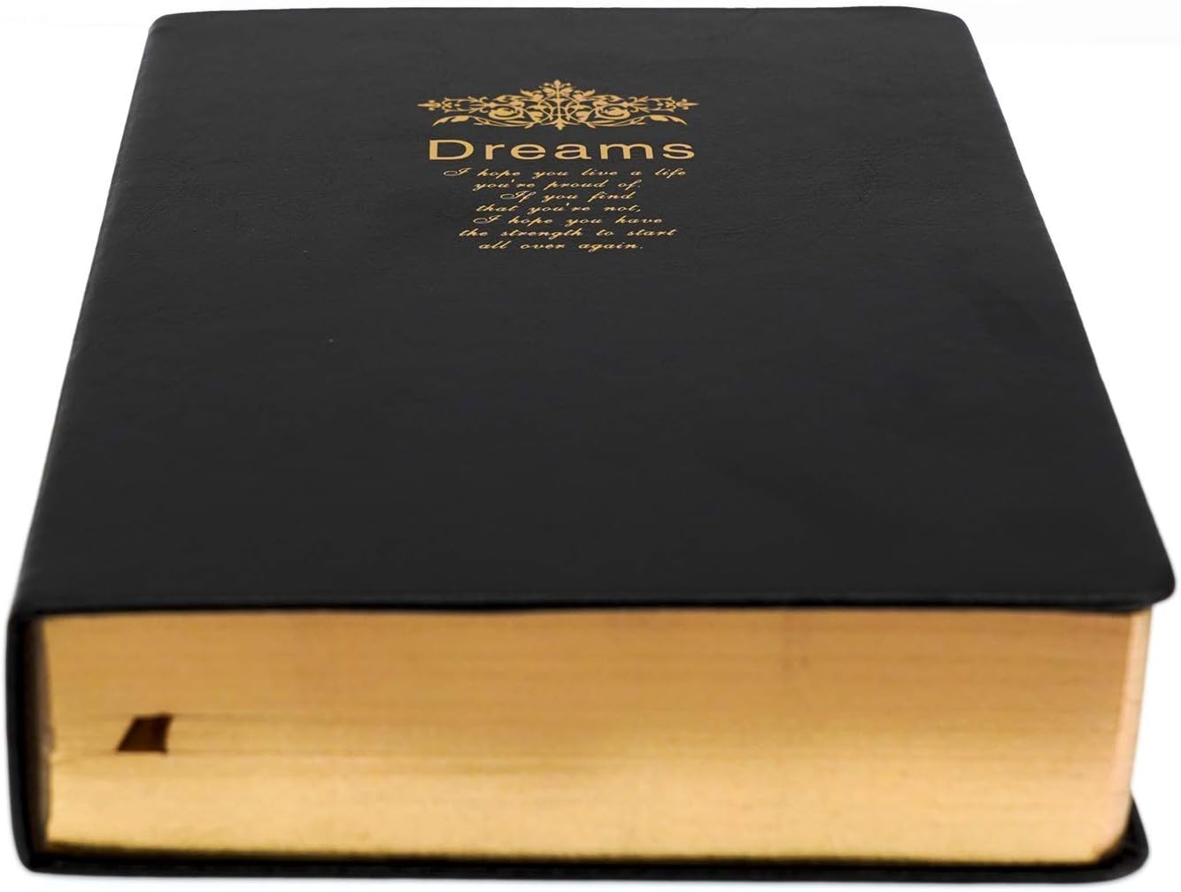 Thick Journal , Blank Premium Papers with Golden Rim, Hardcover