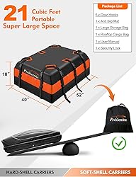 FIVKLEMNZ 21 Cubic Car Rooftop Cargo Carrier Roof