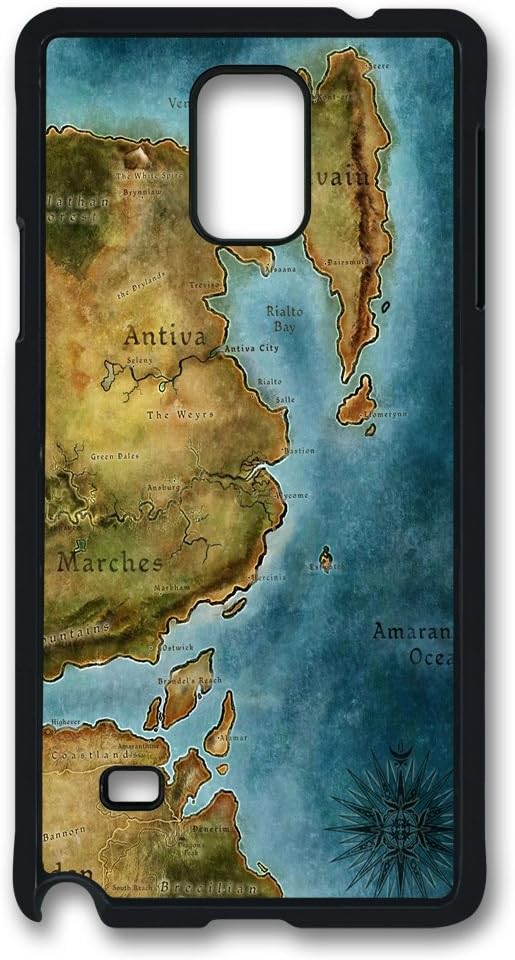 Sun Vigor Samsung Galaxy Note 4 Case Dragon Age 2 Map Hard Pc Black Cover Ultimate Protection Samsung Galaxy Note 4 Amazon Ca Cell Phones Accessories