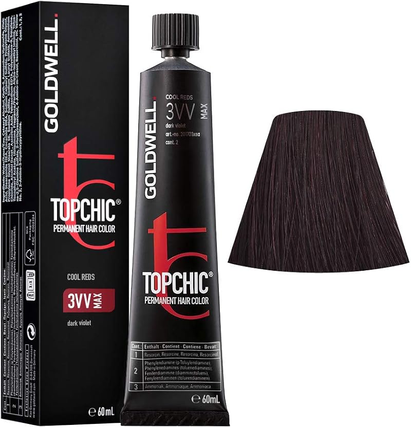 Goldwell Top Chic 3VV Dark Violet 60ml Permanent Hair Color