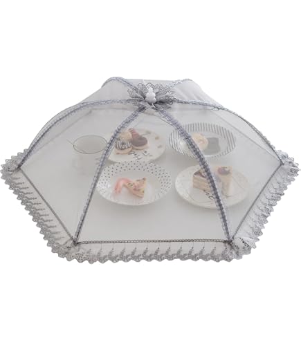 Cubierta De Comida Plegable Con Malla - Varios Tamaños Y Colores, Transpirable, Ideal Para Cocina, Picnic Y Camping