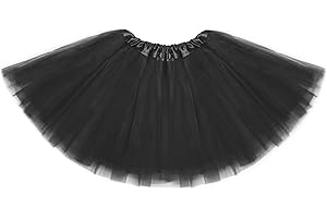 Fhykiss Tutu for Girls 3 Layers Toddler Tutus Kids Tutu for Baby Girl Ballet Tulle Skirt Dress Dance Halloween Costume