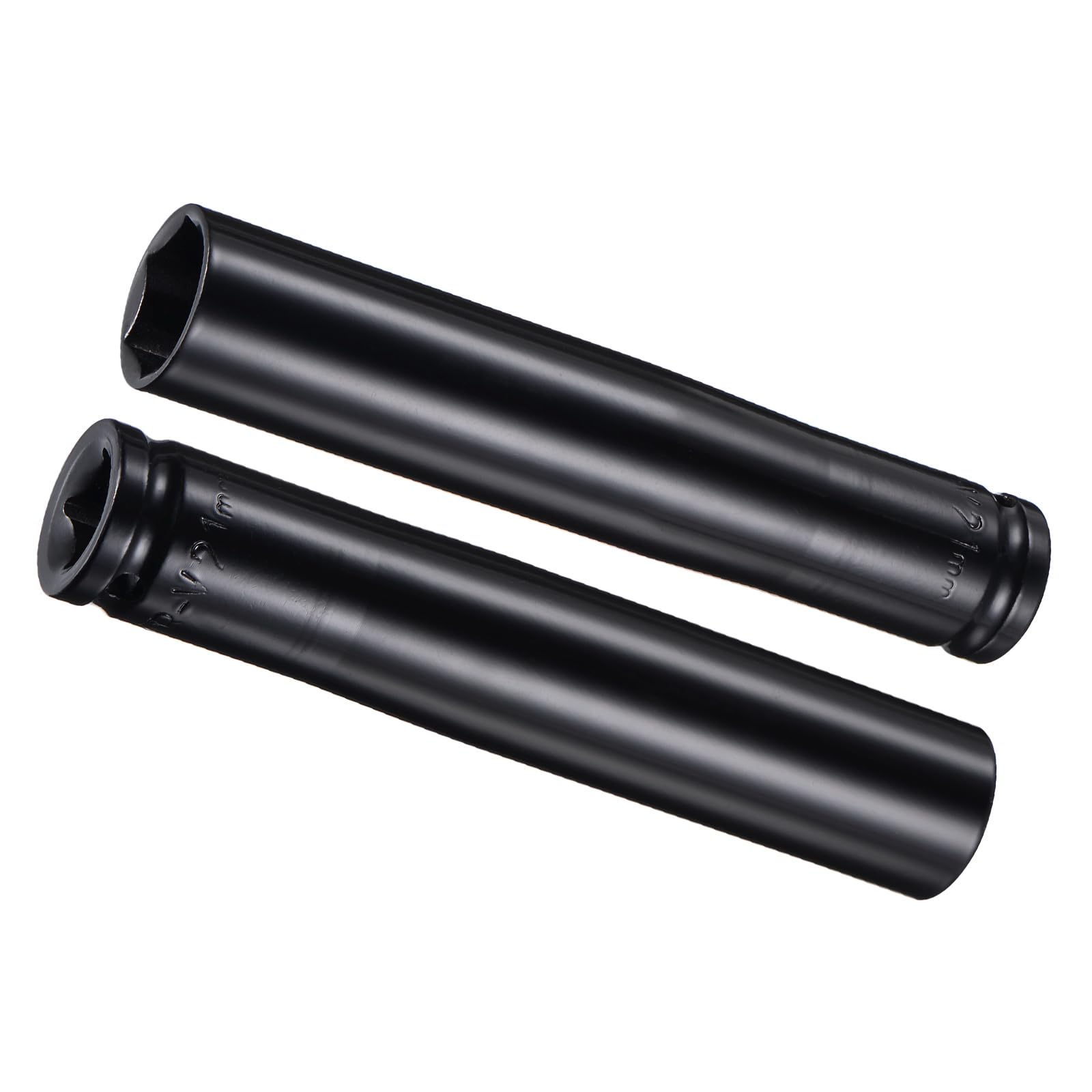 CoCud Deep Impact Socket, 1/2" Drive 21mm Socket, CR-V Steel Rounded Corner Design 6-Point Deep Impact Socket - (Applications: for Screw Installation), 2-Pieces