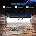 InnoGear Upgraded Solar Lights Outdoor Motion Sensor Wall Light Auto On/Off with 3 Modes Outdoor Waterproof Security Lights Night Light for Wall Fence Deck Yard Garage Driveway, Pack of 2