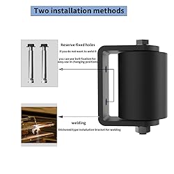 JUGREAT 2 Pack Slide Gate Guide Roller，3" Hard