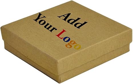Personalizado impreso papel Kraft algodón relleno caja # 33: Amazon.es: Juguetes y juegos