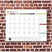 Rainbow Blocks Large Desk Pad Monthly 2020 Calendar: July 2019 - June 2020 (Academic Year Desktop Calendar, Planning Blotter)