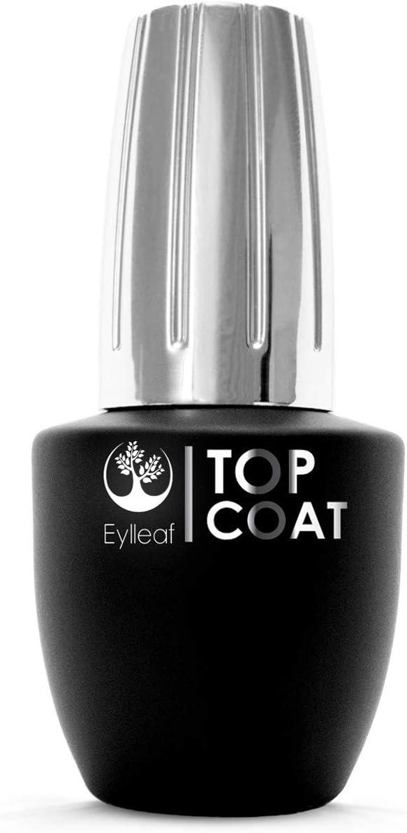 Top Coat by Eylleaf - Professional Quick Dry UV Nail Polish 15ml