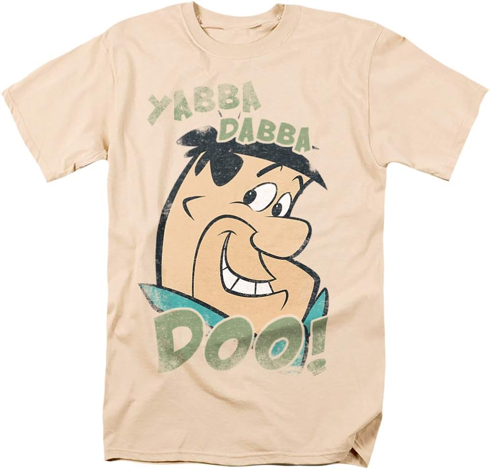 The Flintstones Vintage Yabba Unisex Adult T Shirt for Men and Woman