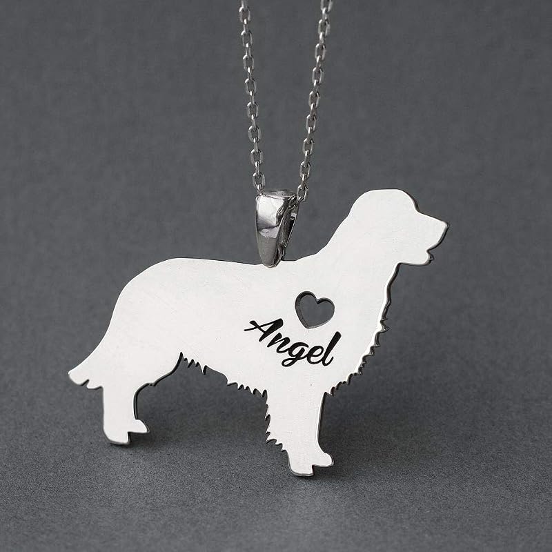 Hudoca Personalized Golden Retriever Necklace