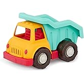 Battat – Wonder Wheels – Dump Truck for Toddlers – Moveable Parts – Durable & Sturdy Construction Toy – Recyclable