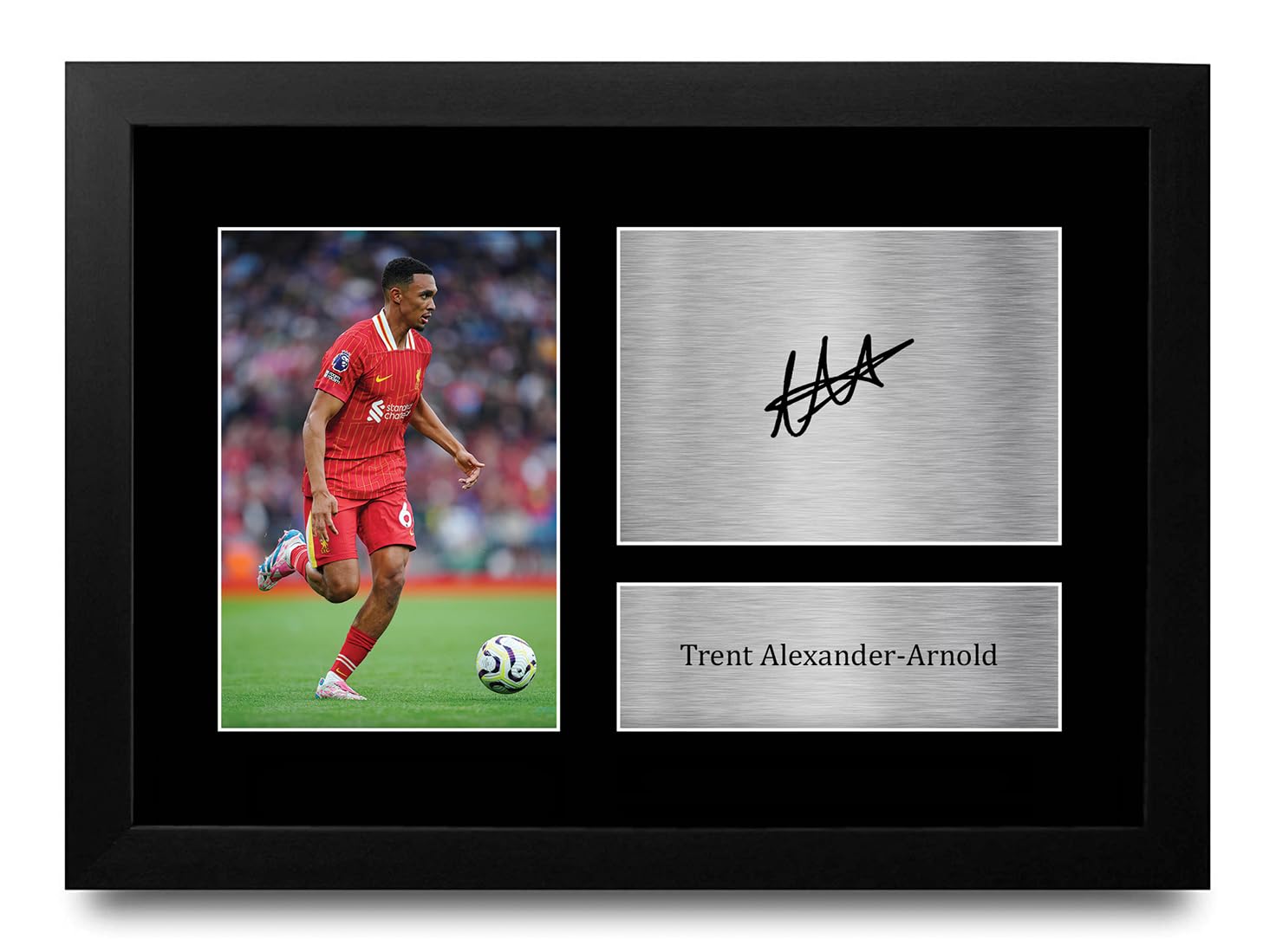 HWC Trading FR Trent Alexander-Arnold Liverpool Gifts Printed Signed Autograph Picture for Fans and Supporters - A4 Framed