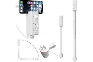 M GROTE Electrical Outlet Extender Stick - Power Socket Expander,Extendable Outlet for Hard to Reach Places,Features USB-A,USB-C,2 AC Outlets,Rotates 180°,Use Behind Couches,Nightstands,Desks,More