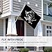 Anley |Fly Breeze| 3x5 Foot Dead Man's Chest Flag - Vivid Color and UV Fade Resistant - Canvas Header and Double Stitched - Pirate Flags Polyester with Brass Grommets 3 X 5 Ft