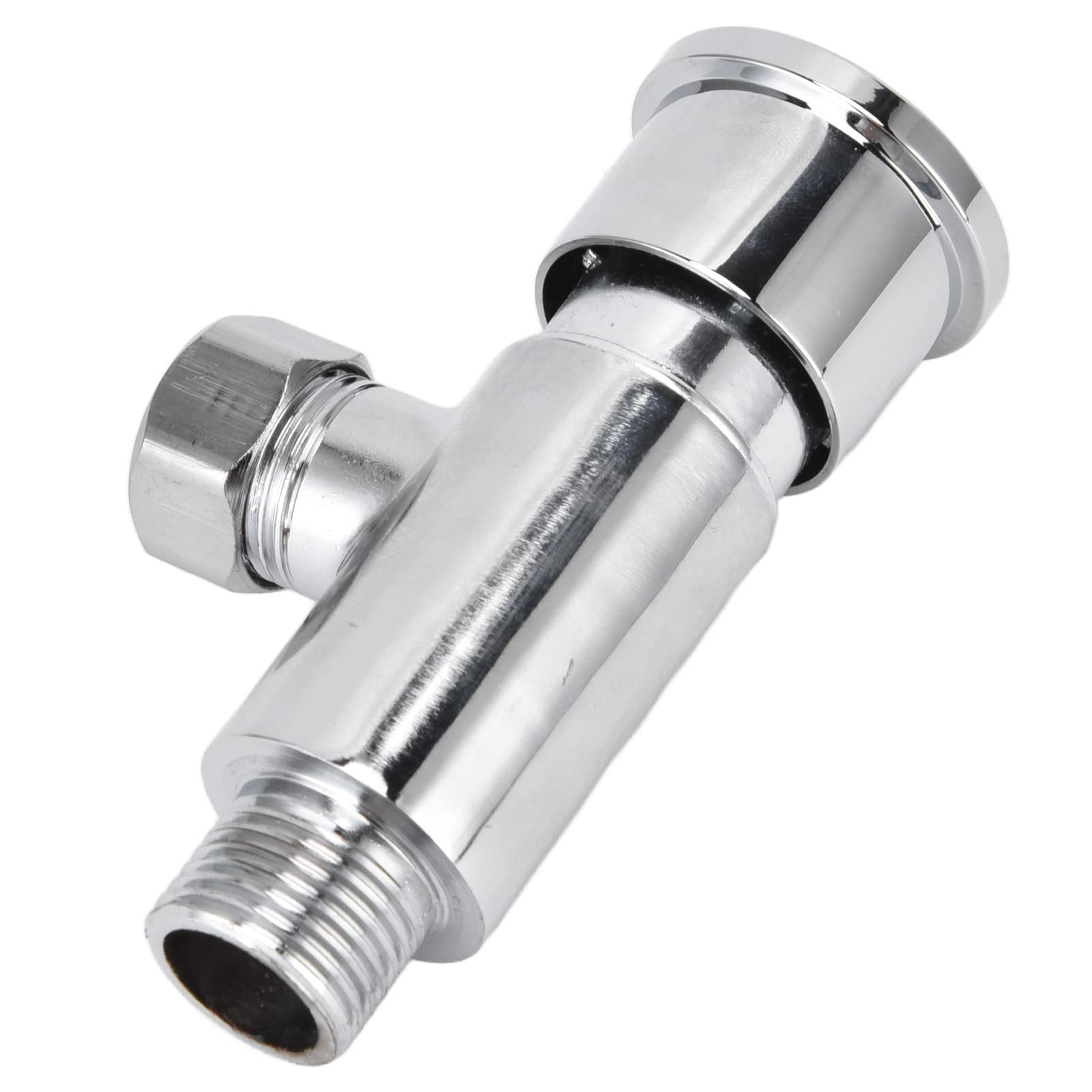 Urinal Flush Valve, G0.25 Zinc Alloy Toilet Flush Valve Replacement Part Hand Pressing Flashing for Public Toilet Repair