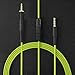GEEKRIA QuickFit Nylon Braided Audio Cable with Mic Compatible with AKG K452, Q460, K480, K430, K450 Cable, 2.5mm Aux Replacement Stereo Cord with Inline Microphone and Volume Control (4ft / 1.2m)
