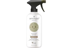 ATTITUDE Stain and Odor Remover for Pets, Made in Canada, Plant and Mineral-Based Ingredients, Vegan and Cruelty-Free, Lavend