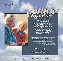 Senior Organizer - Sold as a Set of 3 Binders