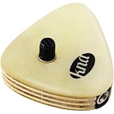 KNA AP-2 Universal Piezo Pickup for Guitar Ukulele Drums, Volume | Stick-on design, battery-free operation, compatible with most acoustic instruments, ideal for travel musicians