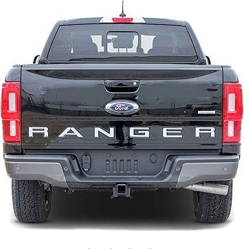 Amazon Com Moproauto Pro Design Series Tailgate Inlay 2019 2020 Ford Ranger Tailgate Name Decals Text Vinyl Graphics Kit Fits All Models Color 3m 16812 Matte Black Automotive