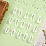 RosewineC 20Pcs Football Net Clips Plastic White Net Clips 1.7x0.8 cm view 5