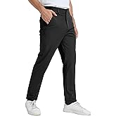 NATUVENIX Golf Pants Men Stretch Work Dress Pants Lightweight 30" Slim Fit Business Casual Pants for Men with Pockets