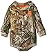 Carhartt Baby Boys Long Sleeve Infant and Toddler Bodysuits, Realtree Xtra, 6 Months US