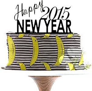 Amazon.com: 2016 Happy New Year Cake Topper, New Years Eve Cake Topper, Custom New Year Cake