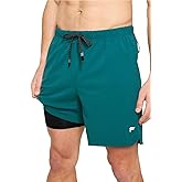 Fabletics Men's The One Short (Lined), Training, Swimming, Lightweight, Quick-Dry, Zip Pocket, Stretch Woven