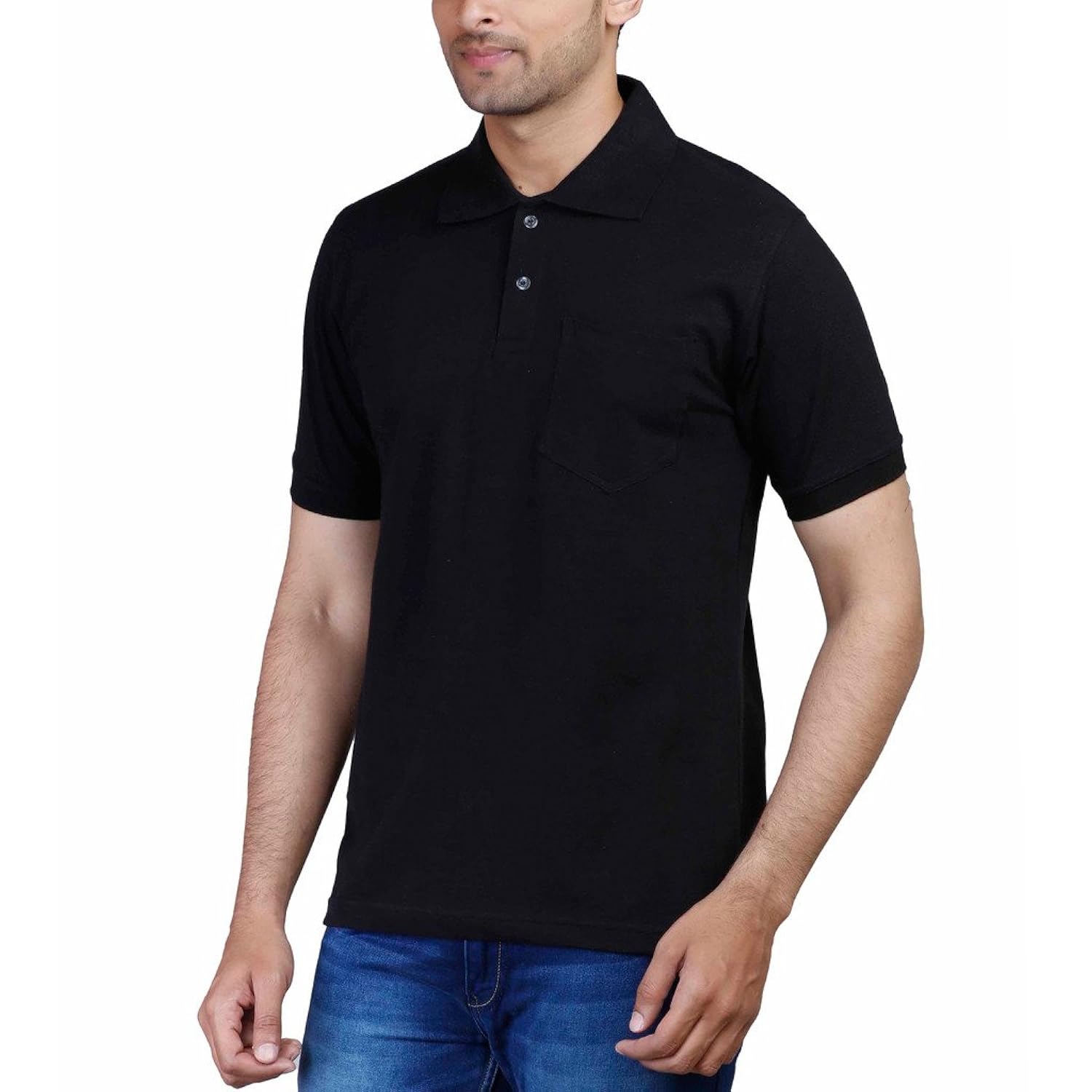 fleximaa men's cotton polo multicolor