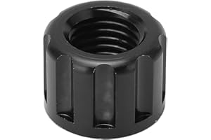 Dilwe Thru Axle Nut, X 1.5mm Aluminum Alloy Hubs Tube Shaft Nut Mountain Accessories