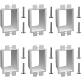 XGGYA 1-Gang BE1 Non-Metallic Electrical Power Outlet Box Extender, 6 Pack | ETL Listed;Fire Rated for 2 Hours; 6-Pack; Electrical Box Extender for Power Switch Receptacles Accessories.