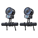 2 Pack Multifunctional Portable Stroller Fan 4
