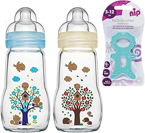mam feel good glass bottle 260ml