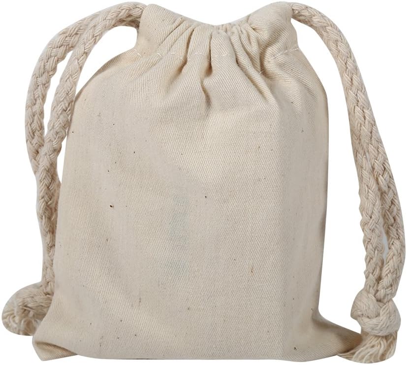 Pack of 2 Cotton Drawstring Storage Bags - Image 3