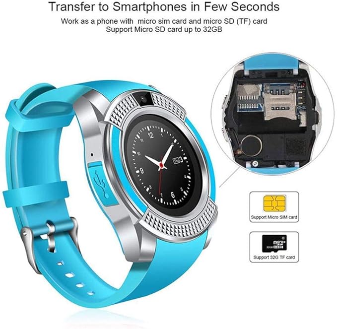 Smartwatch, Reloj Inteligente Android con Ranura para Tarjeta SIM ...