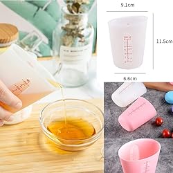 AKOAK 1 Pack Soft Silicone Measuring Cups with