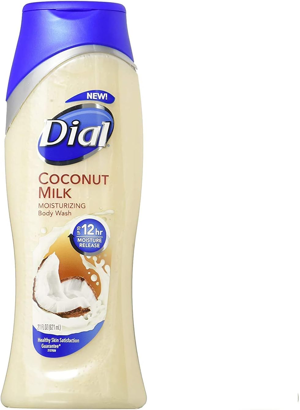 Dial Body Wash, Coconut Milk with Up to 12 Hour Moisture Release, 21