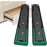 homdiy 10 Pair 20 Packs 22 Inch Full Extension Ball Bearing Drawer Slides Side Mount Soft Close Drawer Slides Drawer Glide