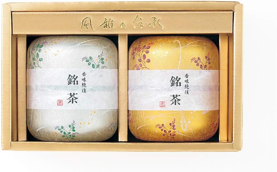 辻利兵衛本店 宇治茶ギフトセット (上級宇治玉露老松100g・上級宇治煎茶栄西110g)