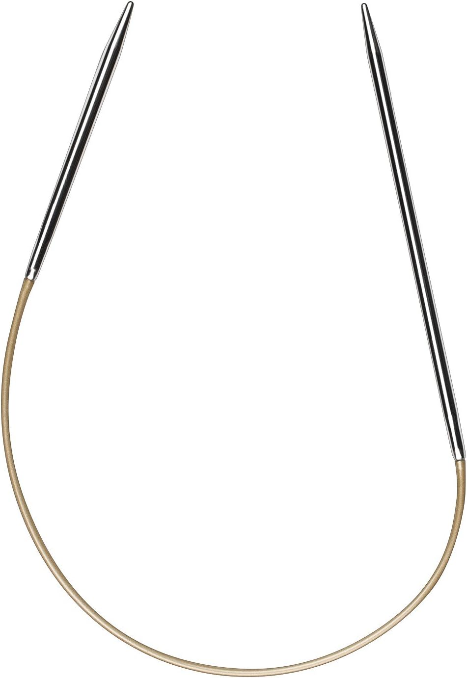 Addi Circular Needle Sockwonder 25cm 4mm, Metal, Silver