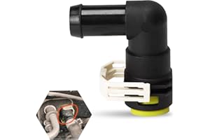 ANYHUT 1PC Cooling System Hose Connector, OEM Replacement #B37F61240, Fits 2007-2013 CX - 7, CX-9 Models (Black)