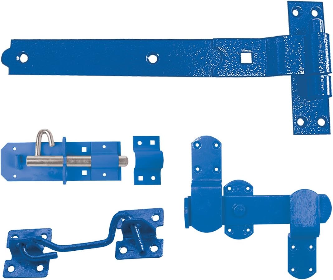 Perry Equestrian SPA130-0600BL 600 mm 24 inch Stable Pack a-prepacked with Fittings, Blue