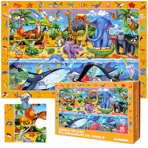 QUOKKA 2х3 Floor Puzzles Vine for Adults - Jungle