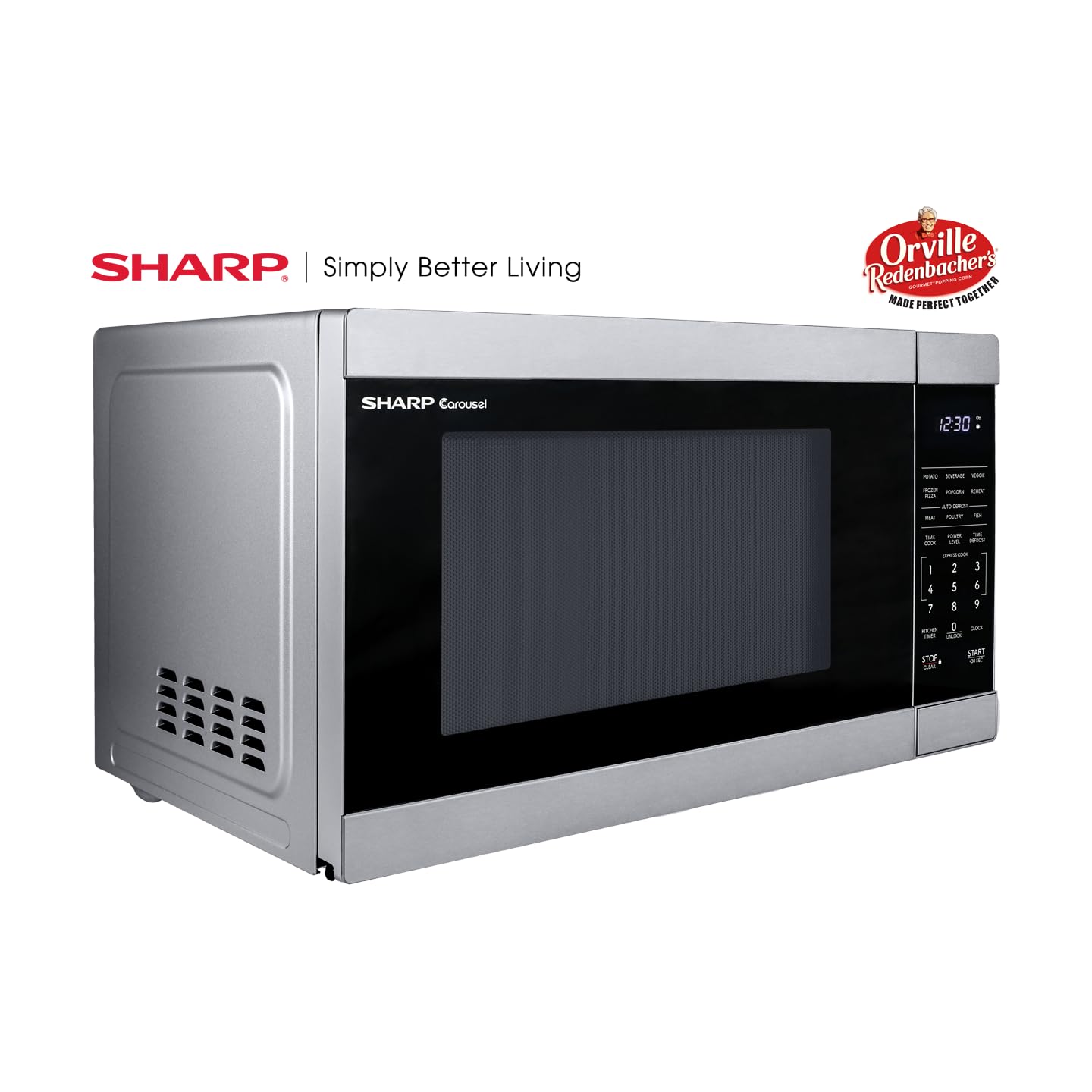 SHARP Countertop Microwave Oven with Removable 12.4
