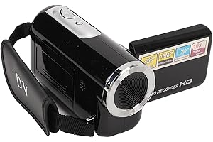Travel Camcorder: 16 Mp, 1080P, Digital Zoom, 2. 0 I Rotatable Screen, Anti Shake, USB Port, 1/4 I Threaded Hole C Recording 