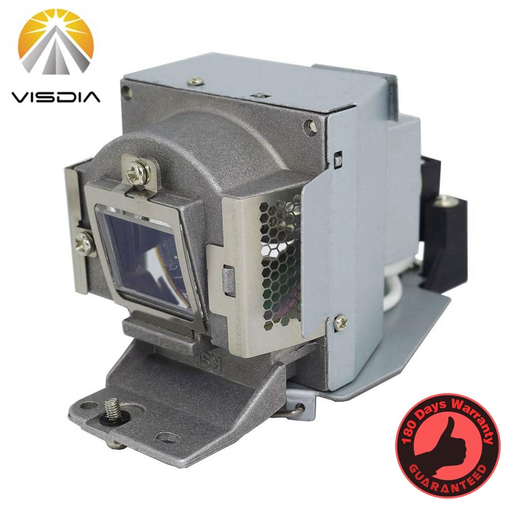 Visdia VLT-EX320LP/5J.JD105.001 Replacement Projector Lamp with Housing for Mitsubishi EW330U EW331U-ST EX320-ST EX320U EX330U EX331U EX331U-ST GW-575 GX-560 BENQ MW603 MX602 Projectors