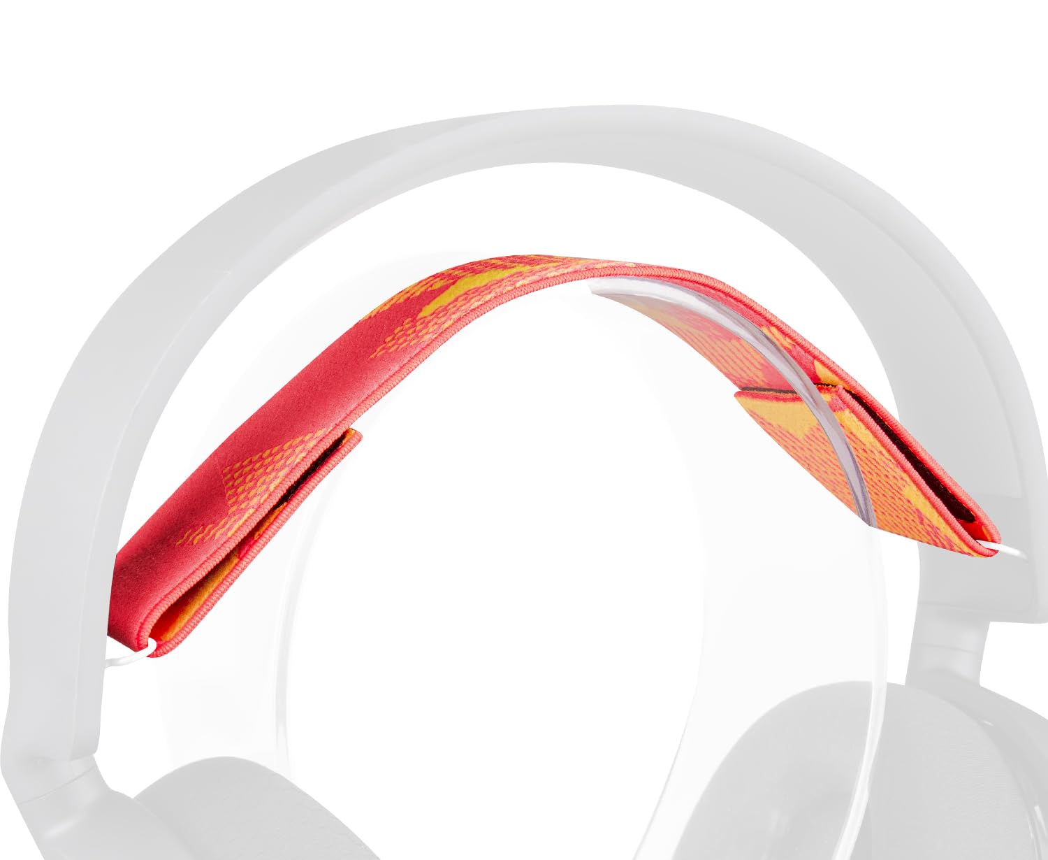 SOULWIT Flexible Fabric Replacement Headband for SteelSeries Arctis 3/Arctis 5 Gaming Headset, Headphones Replacement Band, Headstrap Head Cushion Pad Repair Part - Orange