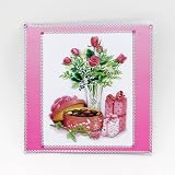 Katy Sue Birthday Cake & Flowers Die-Cut Decoupage Sheets - 12 Pack view 3